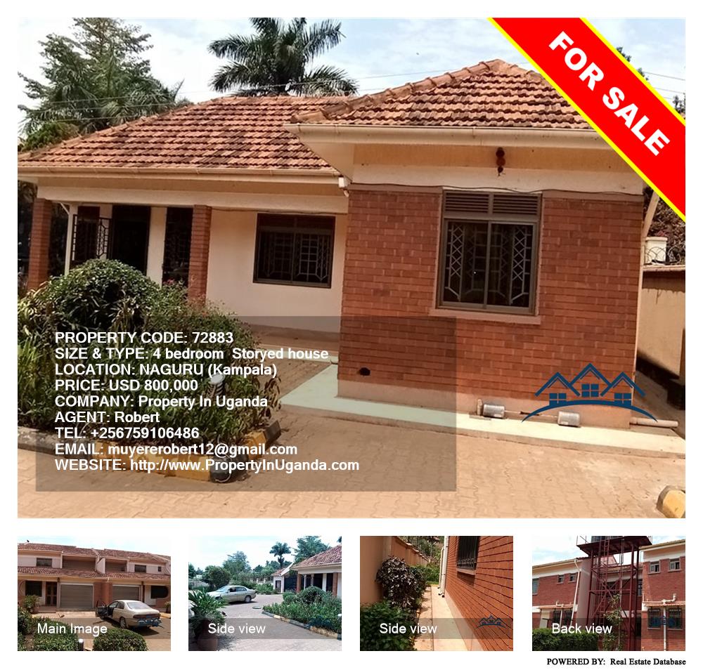 4 bedroom Storeyed house  for sale in Naguru Kampala Uganda, code: 72883