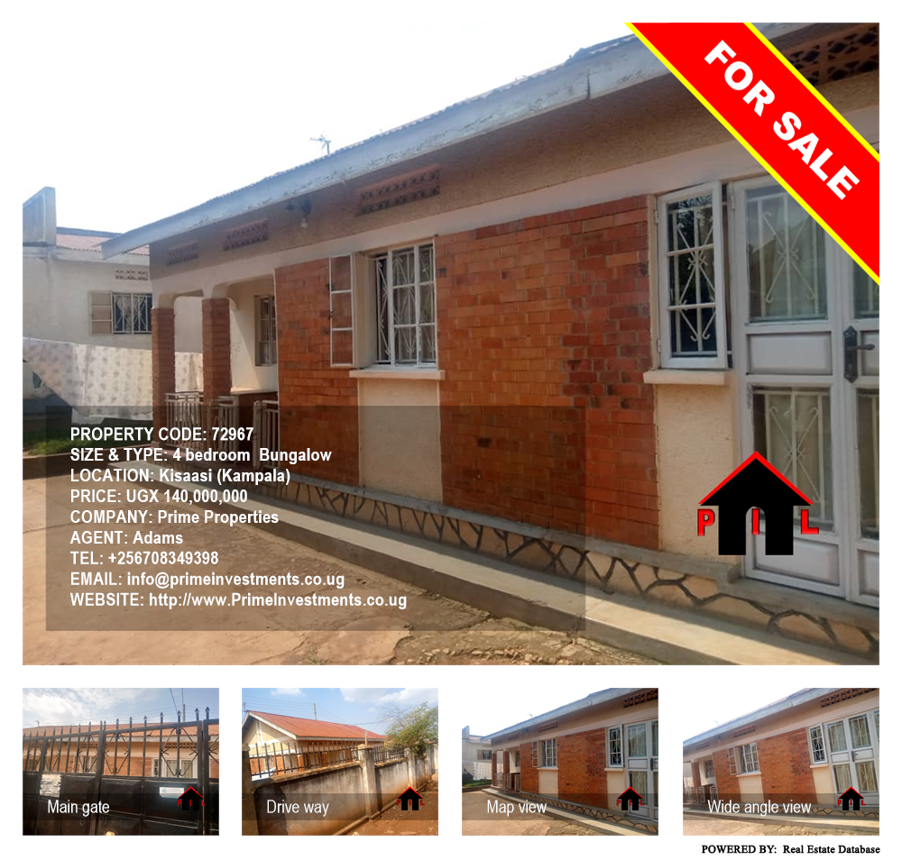 4 bedroom Bungalow  for sale in Kisaasi Kampala Uganda, code: 72967