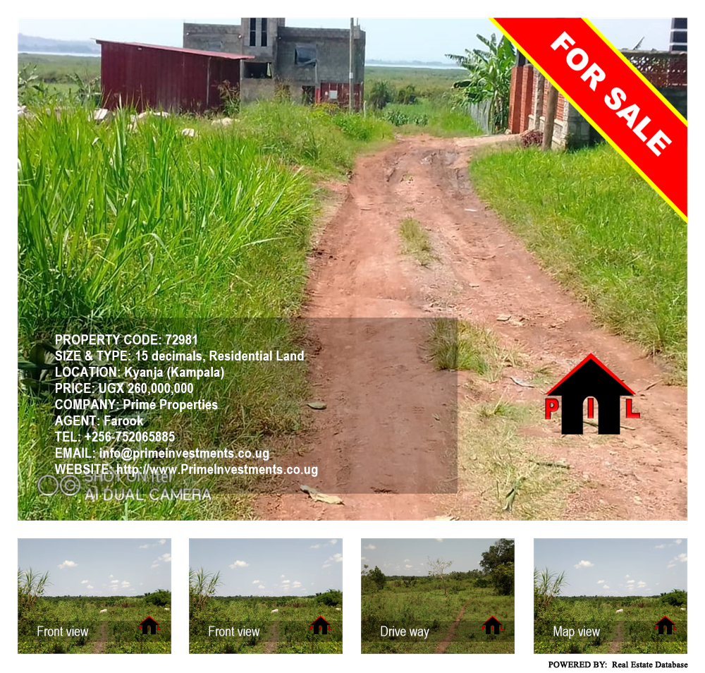 Residential Land  for sale in Kyanja Kampala Uganda, code: 72981