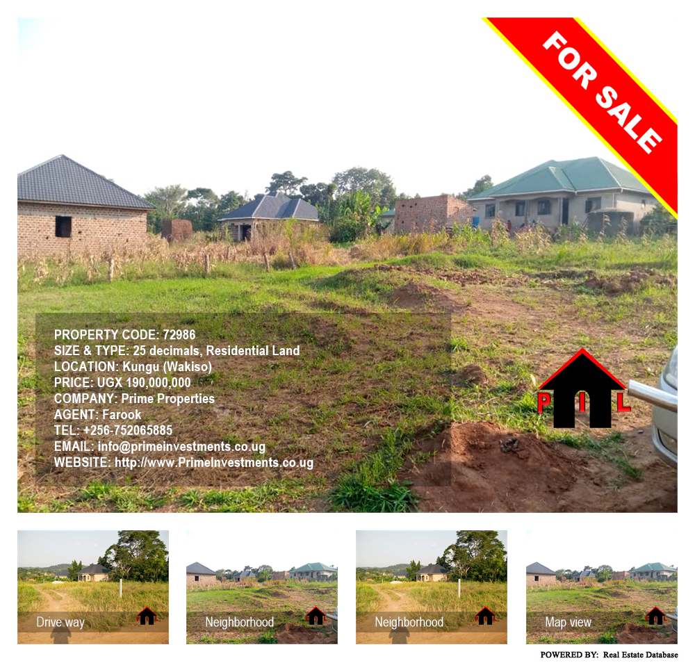 Residential Land  for sale in Kungu Wakiso Uganda, code: 72986