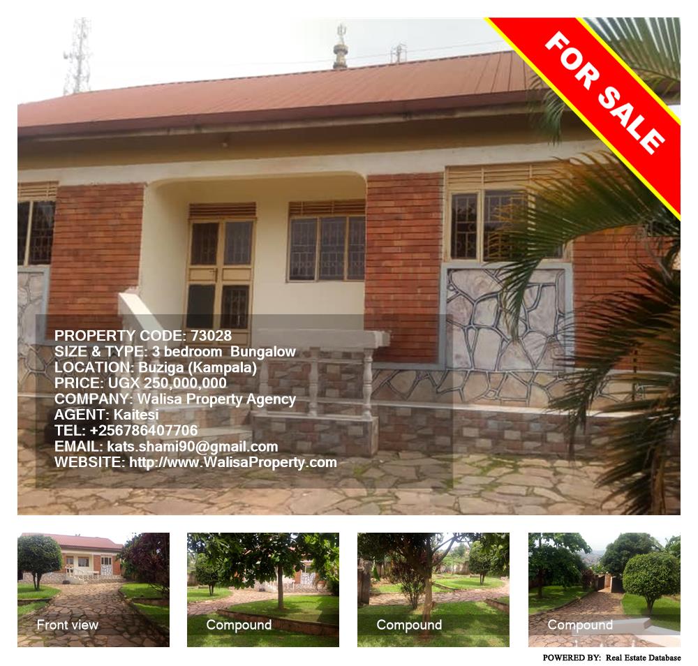 3 bedroom Bungalow  for sale in Buziga Kampala Uganda, code: 73028