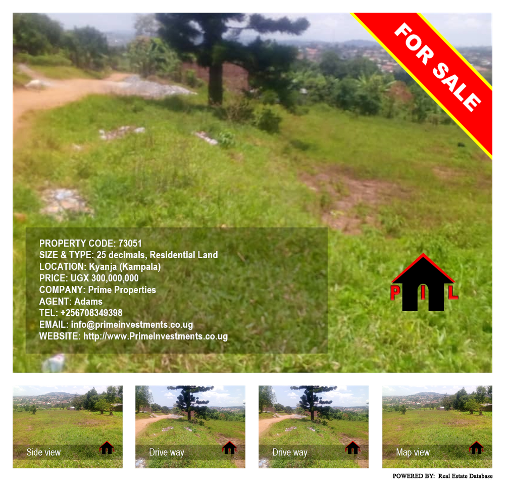Residential Land  for sale in Kyanja Kampala Uganda, code: 73051