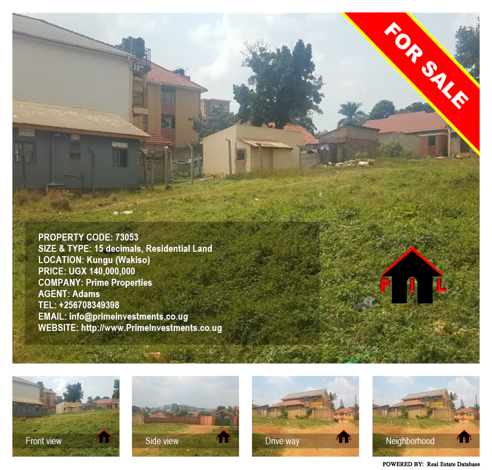Residential Land  for sale in Kungu Wakiso Uganda, code: 73053