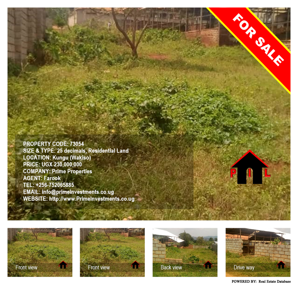 Residential Land  for sale in Kungu Wakiso Uganda, code: 73054
