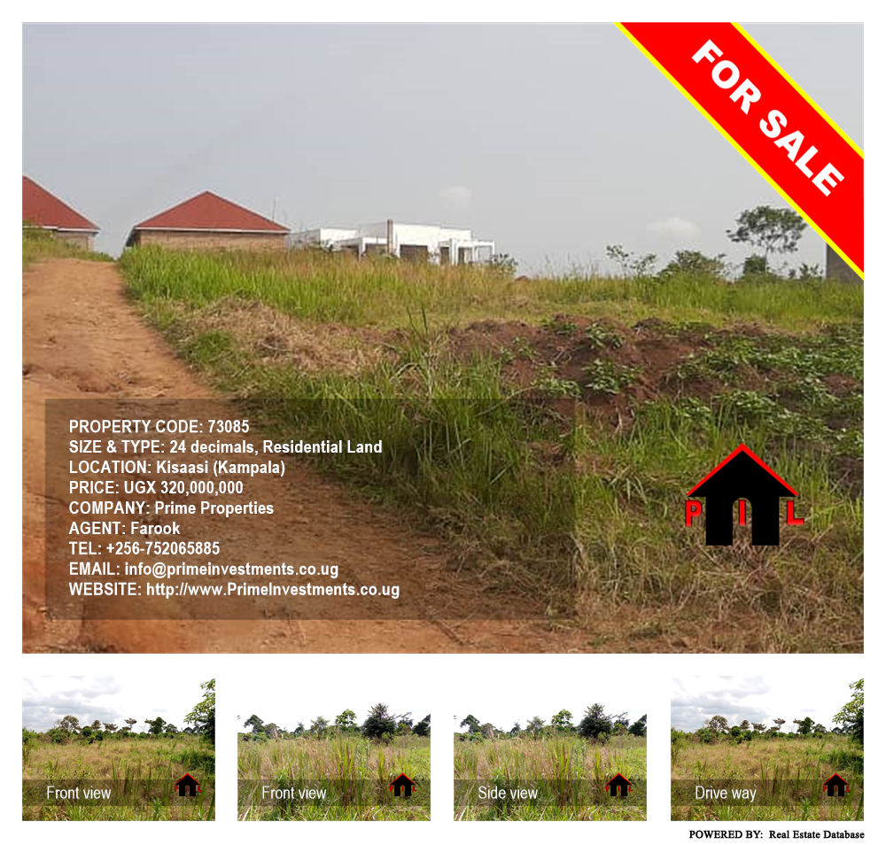 Residential Land  for sale in Kisaasi Kampala Uganda, code: 73085