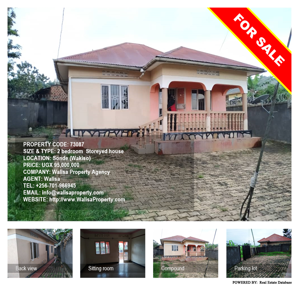 2 bedroom Storeyed house  for sale in Sonde Wakiso Uganda, code: 73087