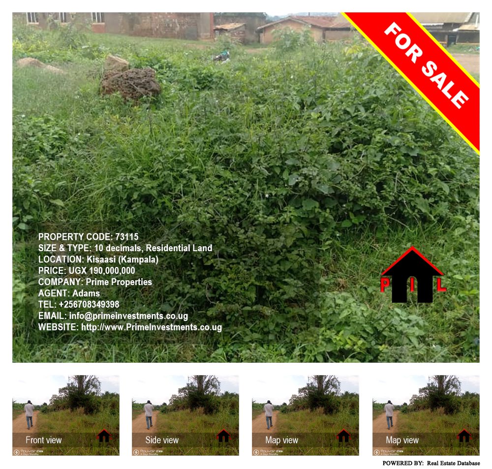 Residential Land  for sale in Kisaasi Kampala Uganda, code: 73115