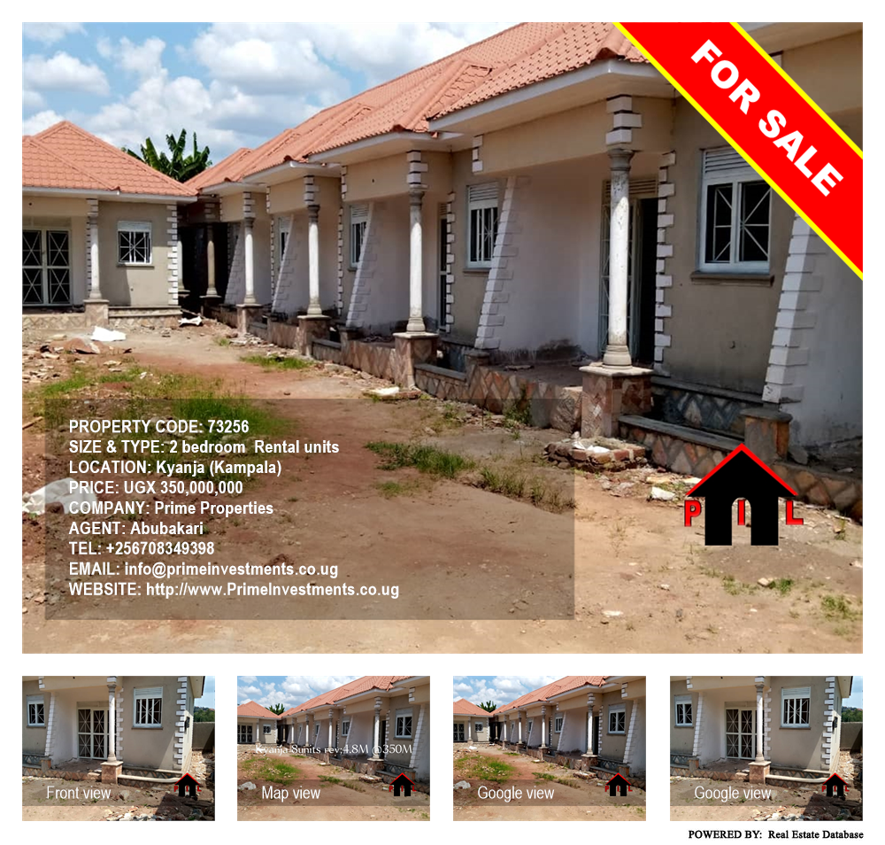 2 bedroom Rental units  for sale in Kyanja Kampala Uganda, code: 73256