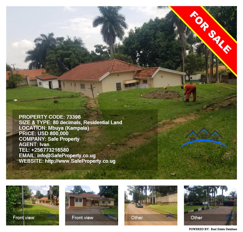 Residential Land  for sale in Mbuya Kampala Uganda, code: 73396