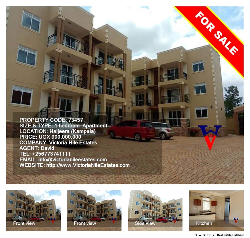 1 bedroom Apartment  for sale in Najjera Kampala Uganda, code: 73457