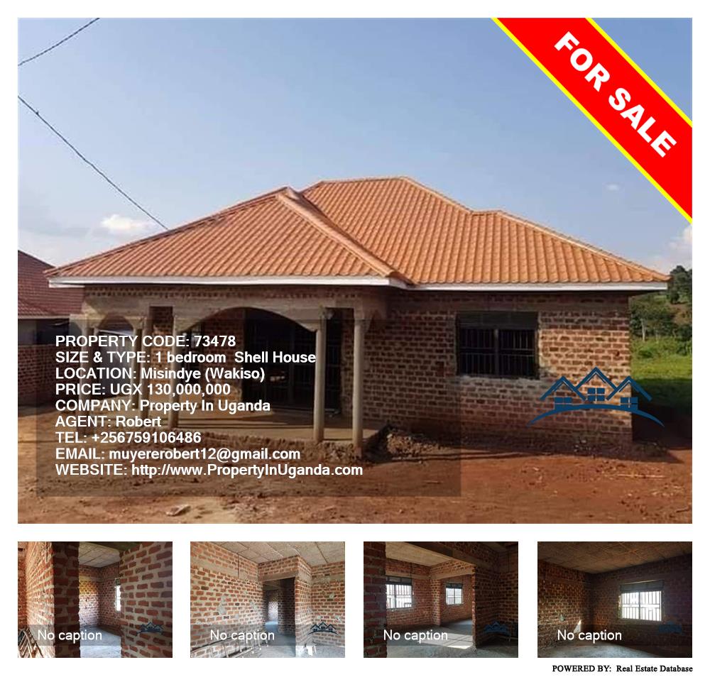 1 bedroom Shell House  for sale in Misindye Wakiso Uganda, code: 73478