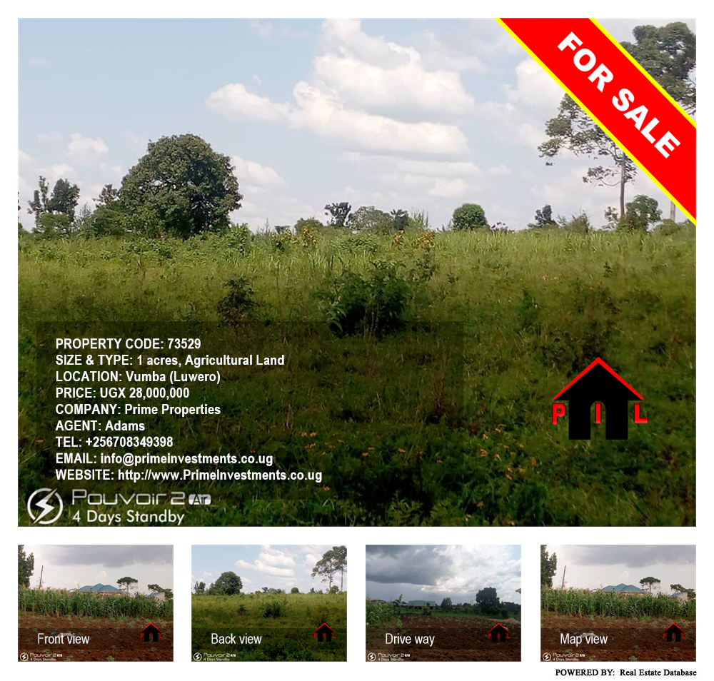Agricultural Land  for sale in Vvumba Luweero Uganda, code: 73529