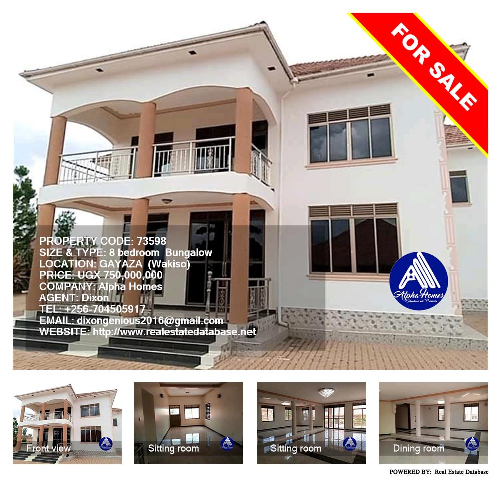 8 bedroom Bungalow  for sale in Gayaza Wakiso Uganda, code: 73598