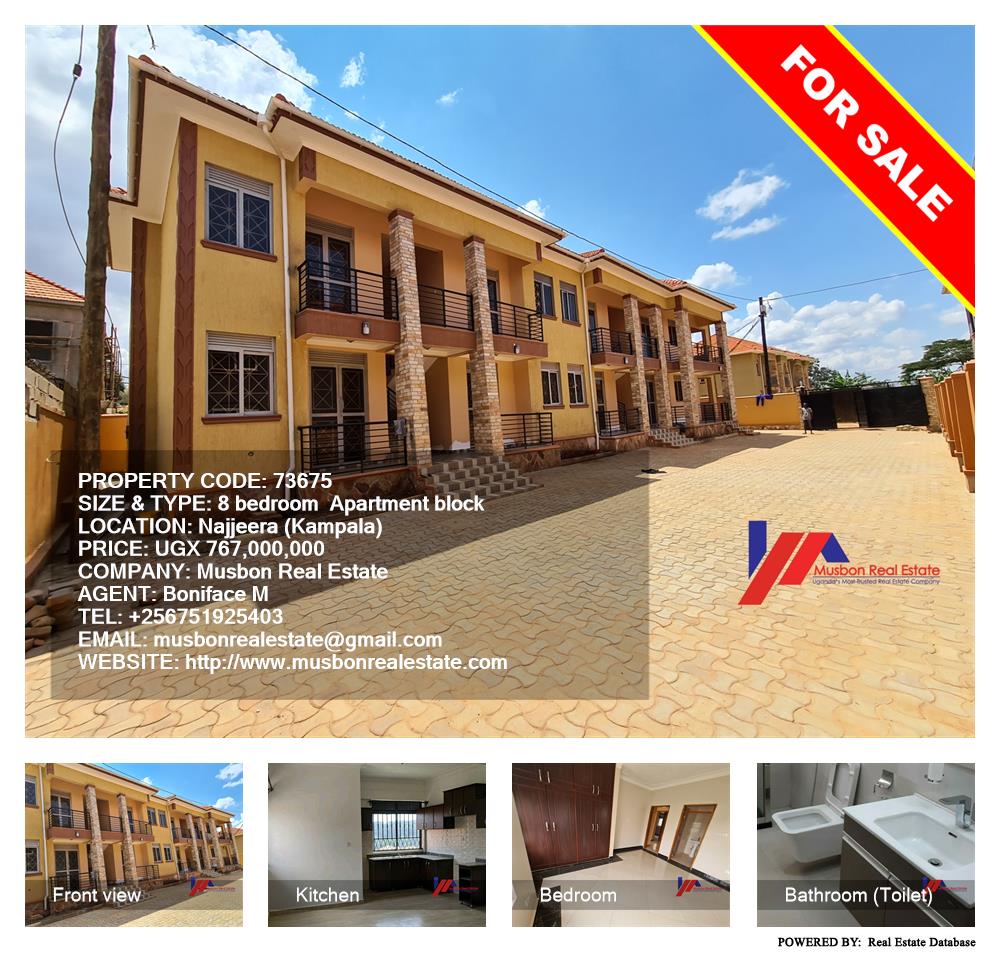 8 bedroom Apartment block  for sale in Najjera Kampala Uganda, code: 73675