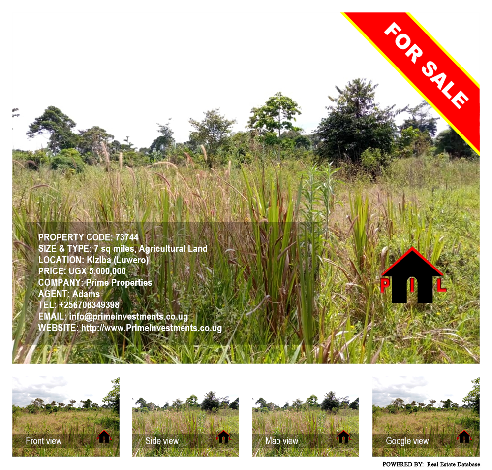 Agricultural Land  for sale in Kiziba Luweero Uganda, code: 73744
