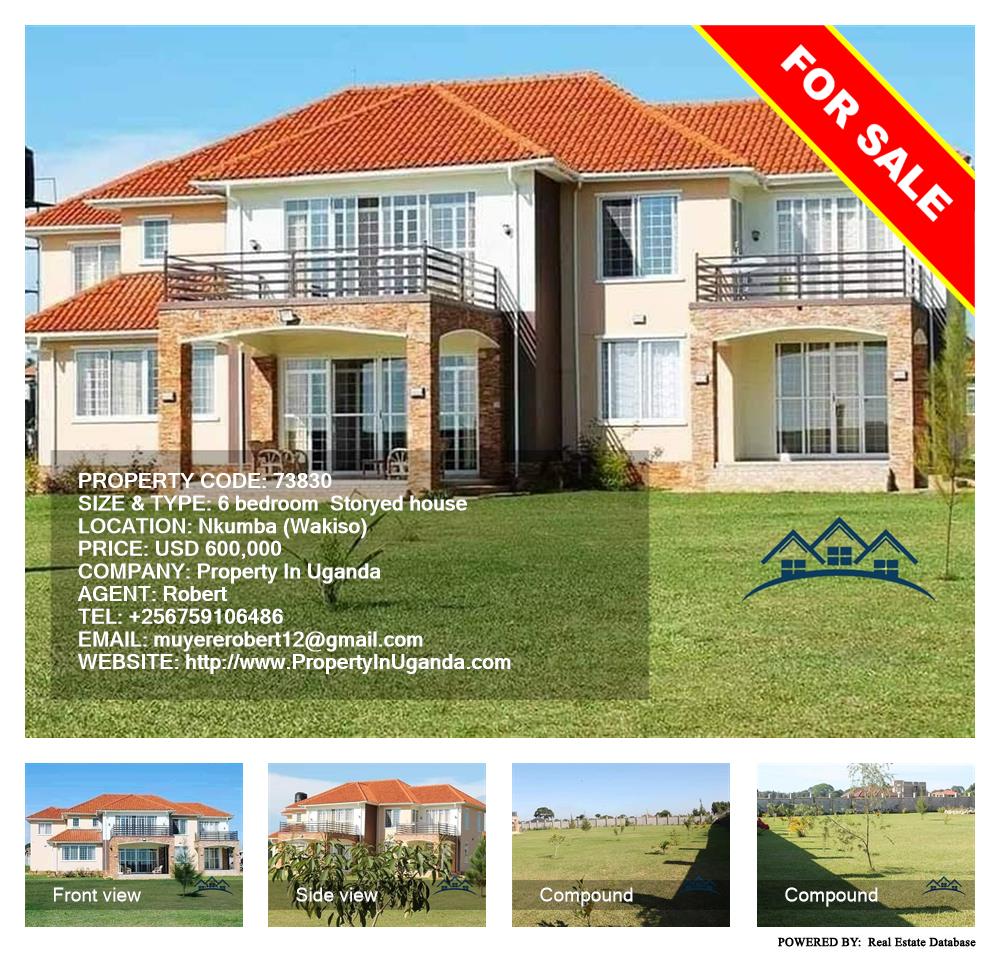 6 bedroom Storeyed house  for sale in Nkumba Wakiso Uganda, code: 73830