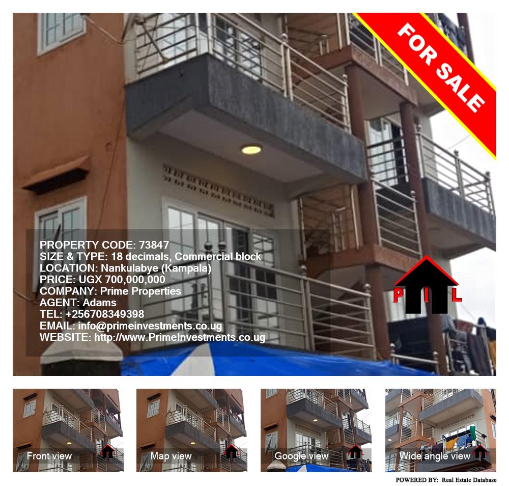 Commercial block  for sale in Nankulabye Kampala Uganda, code: 73847
