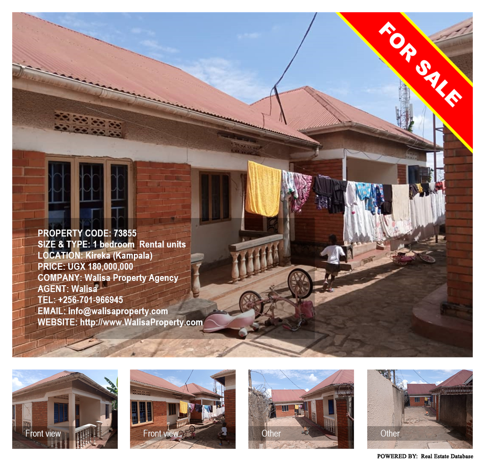 1 bedroom Rental units  for sale in Kireka Kampala Uganda, code: 73855