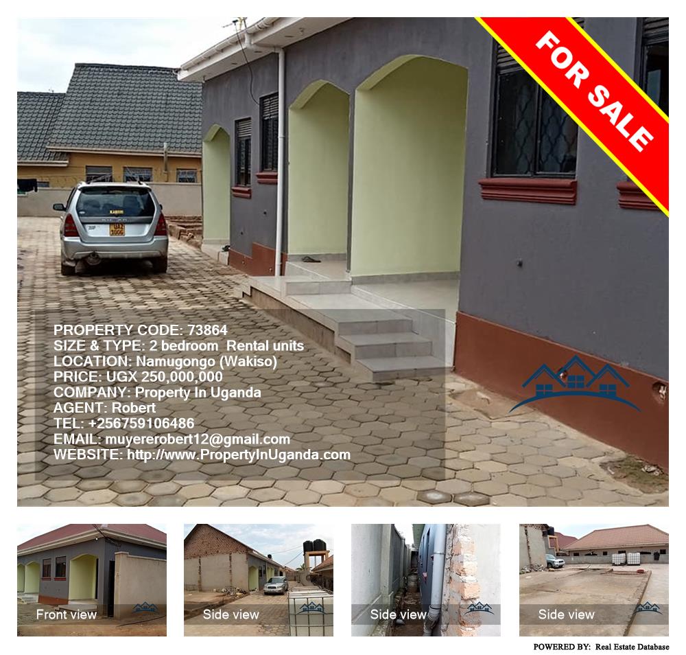 2 bedroom Rental units  for sale in Namugongo Wakiso Uganda, code: 73864