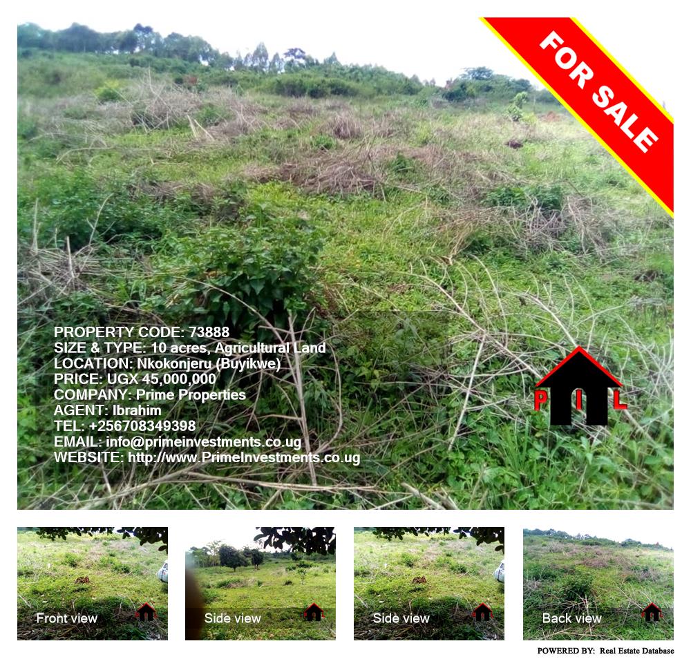 Agricultural Land  for sale in Nkokonjeru Buyikwe Uganda, code: 73888