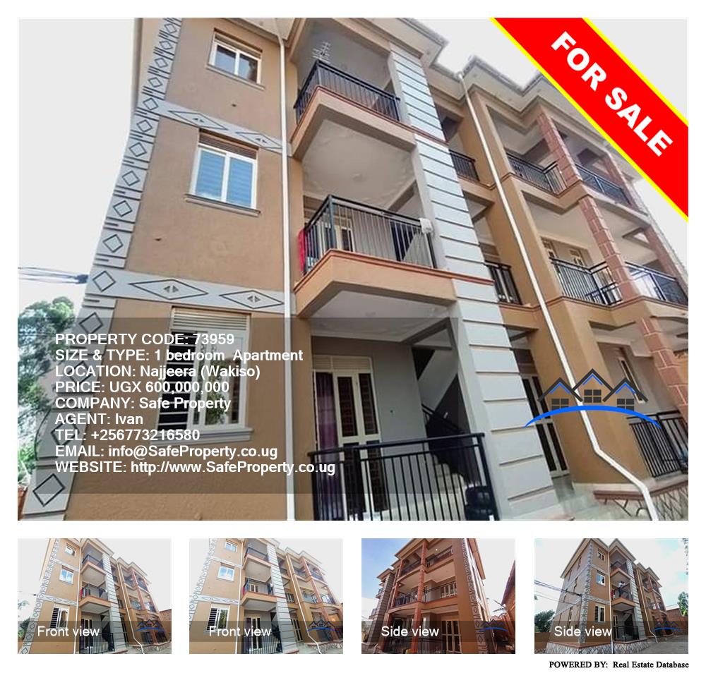 1 bedroom Apartment  for sale in Najjera Wakiso Uganda, code: 73959