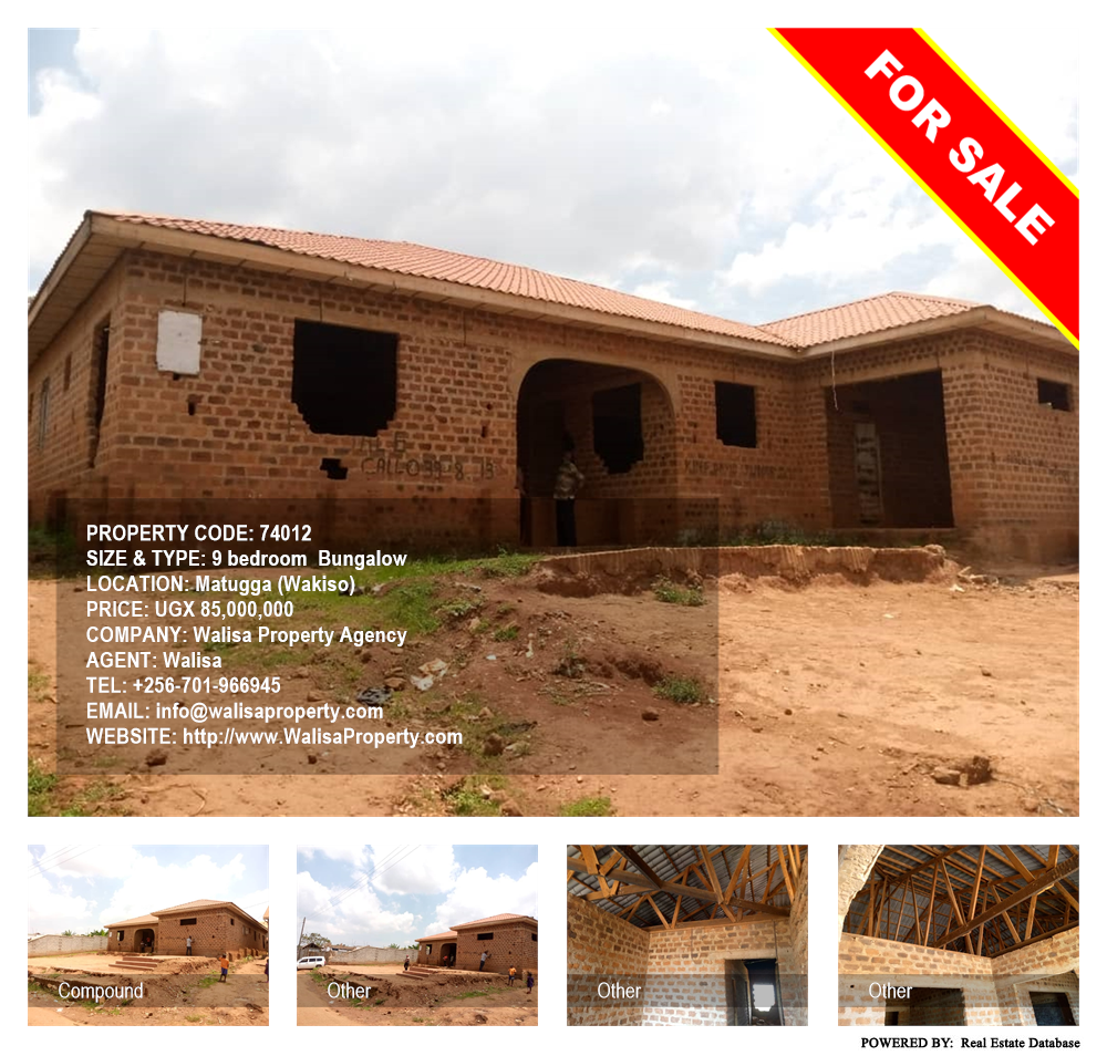 9 bedroom Bungalow  for sale in Matugga Wakiso Uganda, code: 74012