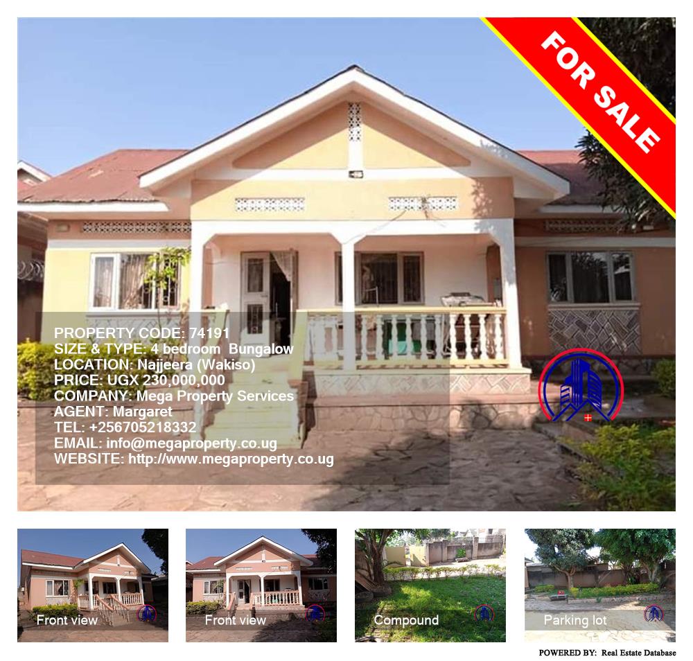 4 bedroom Bungalow  for sale in Najjera Wakiso Uganda, code: 74191
