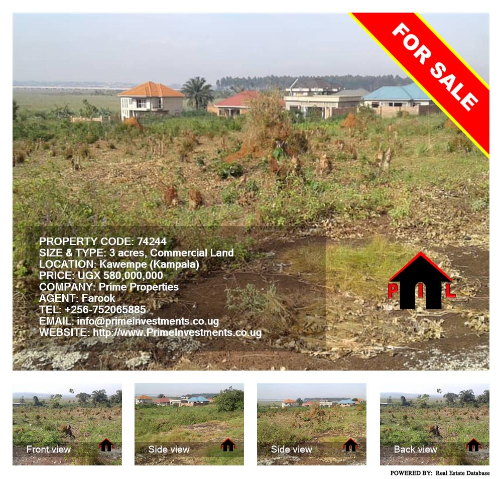 Commercial Land  for sale in Kawempe Kampala Uganda, code: 74244