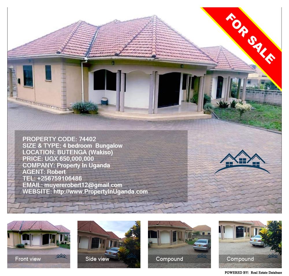 4 bedroom Bungalow  for sale in Butenga Wakiso Uganda, code: 74402