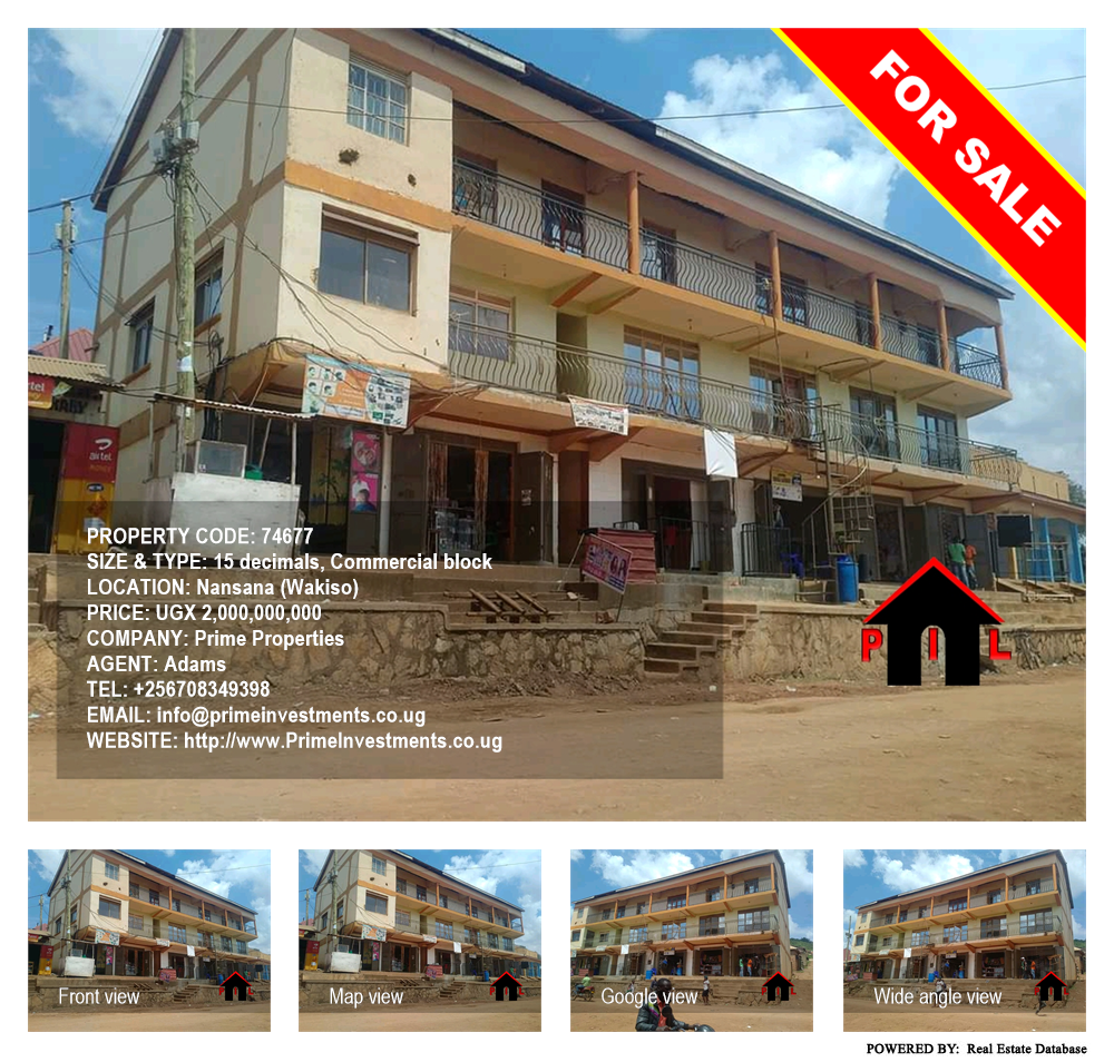 Commercial block  for sale in Nansana Wakiso Uganda, code: 74677