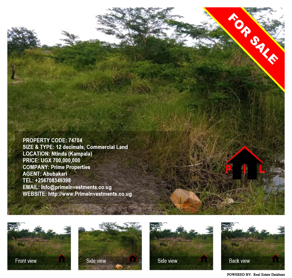 Commercial Land  for sale in Ntinda Kampala Uganda, code: 74704