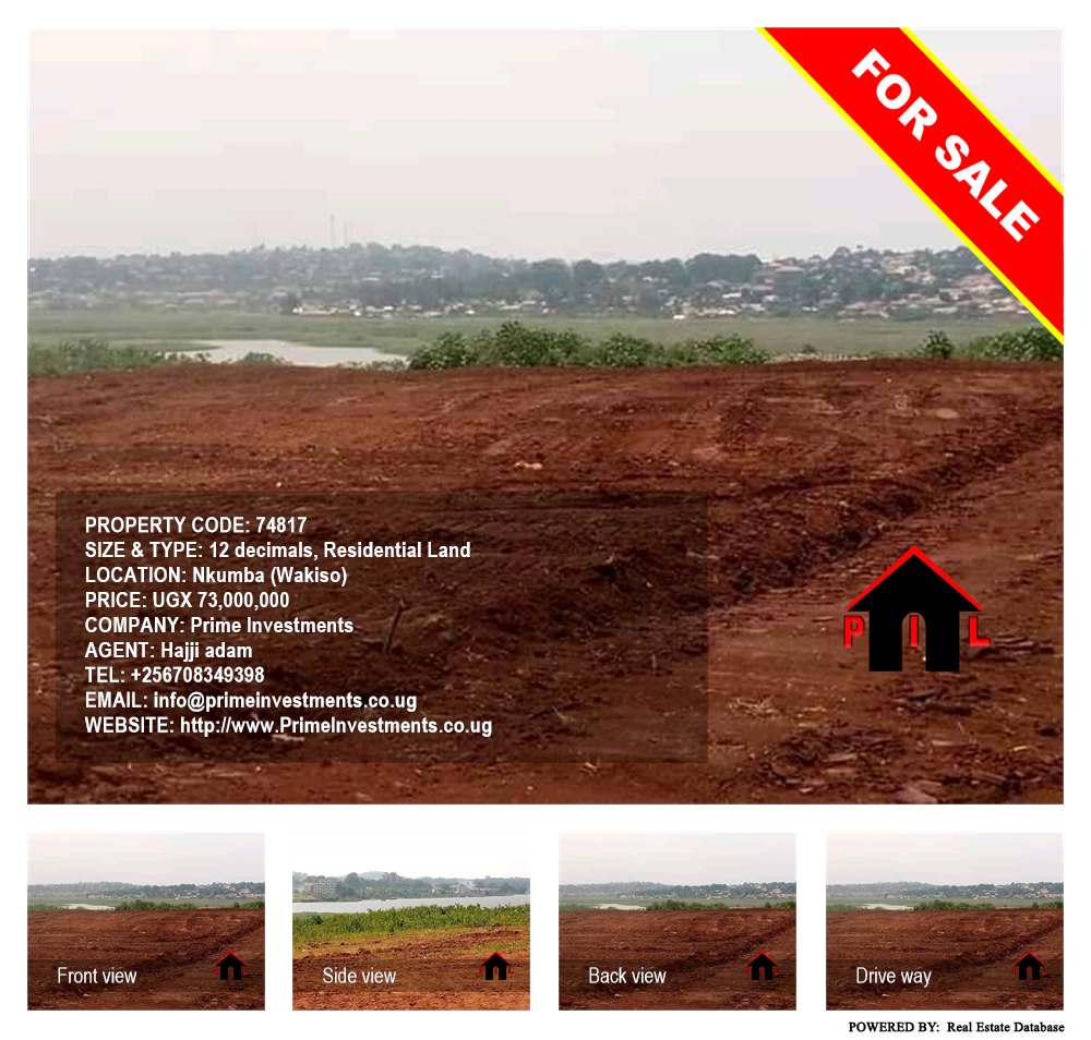 Residential Land  for sale in Nkumba Wakiso Uganda, code: 74817