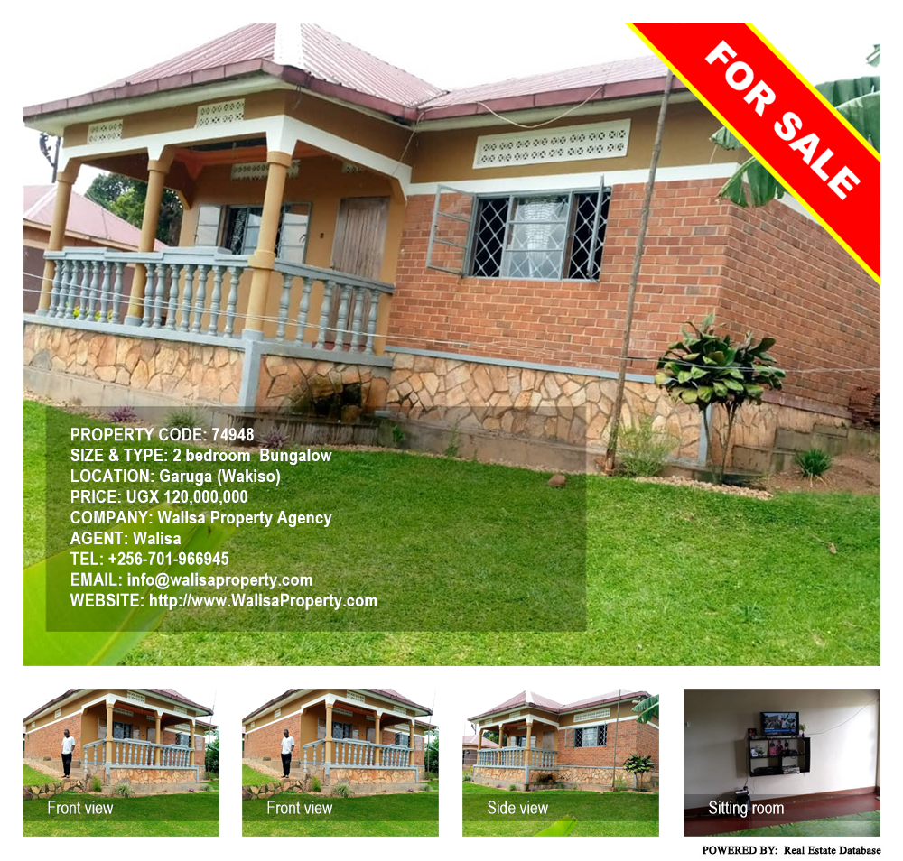 2 bedroom Bungalow  for sale in Garuga Wakiso Uganda, code: 74948
