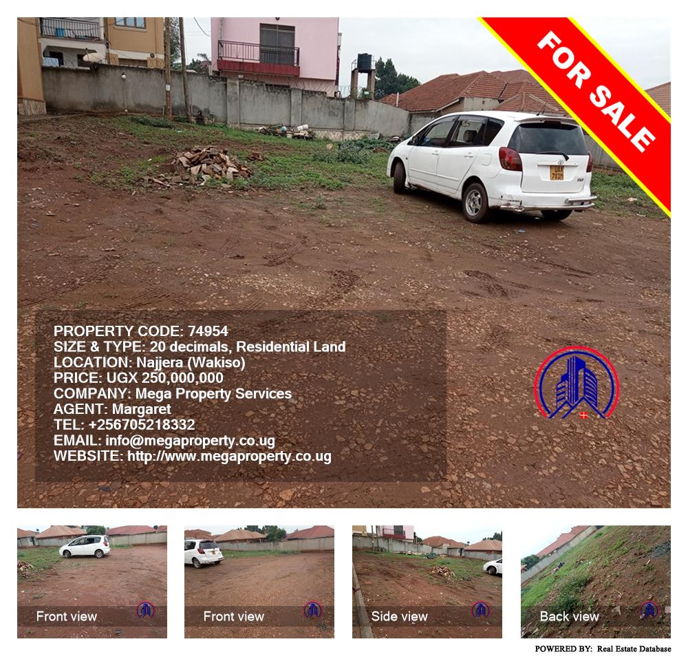 Residential Land  for sale in Najjera Wakiso Uganda, code: 74954