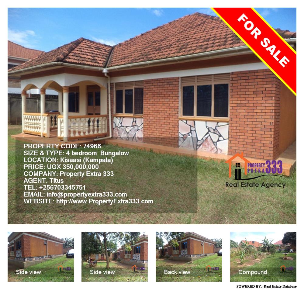 4 bedroom Bungalow  for sale in Kisaasi Kampala Uganda, code: 74966