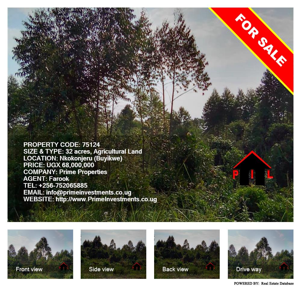 Agricultural Land  for sale in Nkokonjeru Buyikwe Uganda, code: 75124