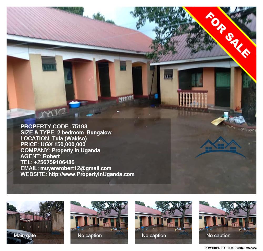 2 bedroom Bungalow  for sale in Tula Wakiso Uganda, code: 75193
