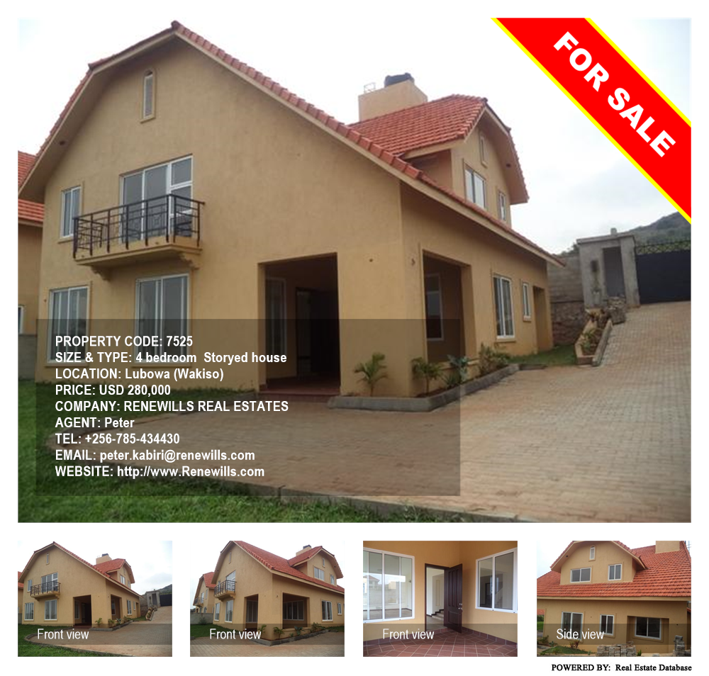 4 bedroom Storeyed house  for sale in Lubowa Wakiso Uganda, code: 7525