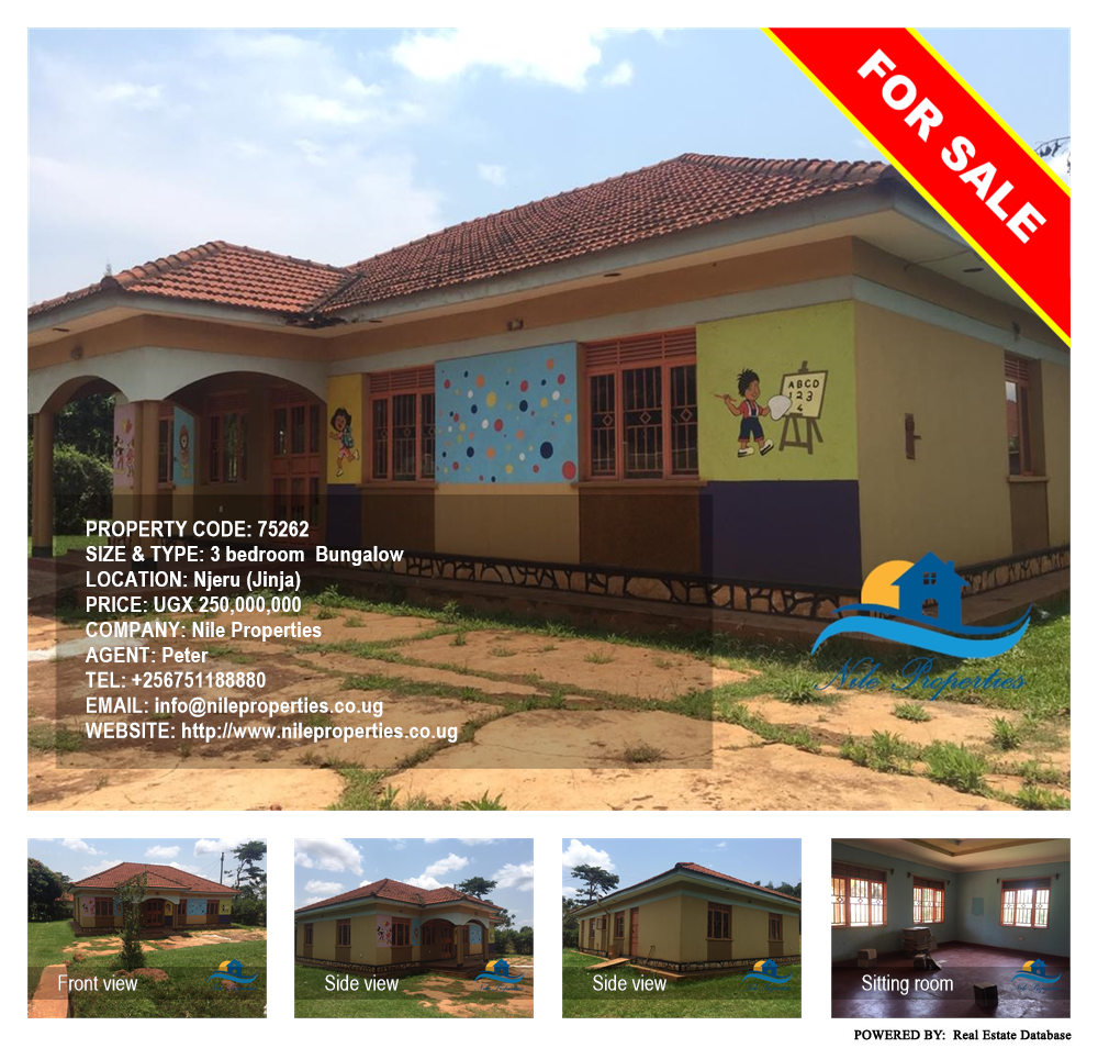 3 bedroom Bungalow  for sale in Njeru Jinja Uganda, code: 75262