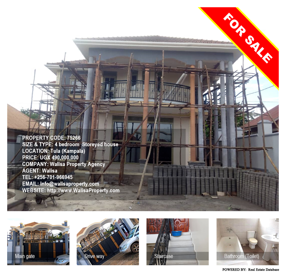 4 bedroom Storeyed house  for sale in Tula Kampala Uganda, code: 75266