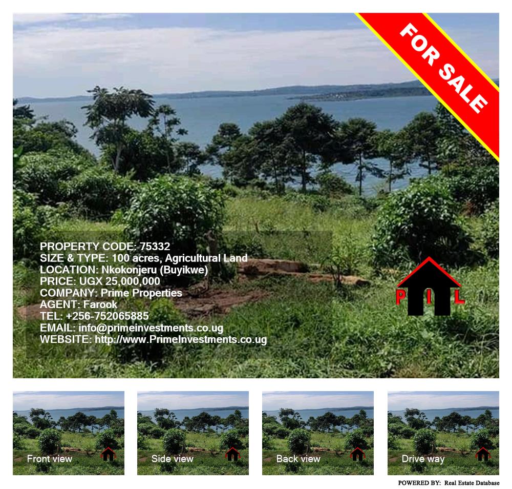 Agricultural Land  for sale in Nkokonjeru Buyikwe Uganda, code: 75332