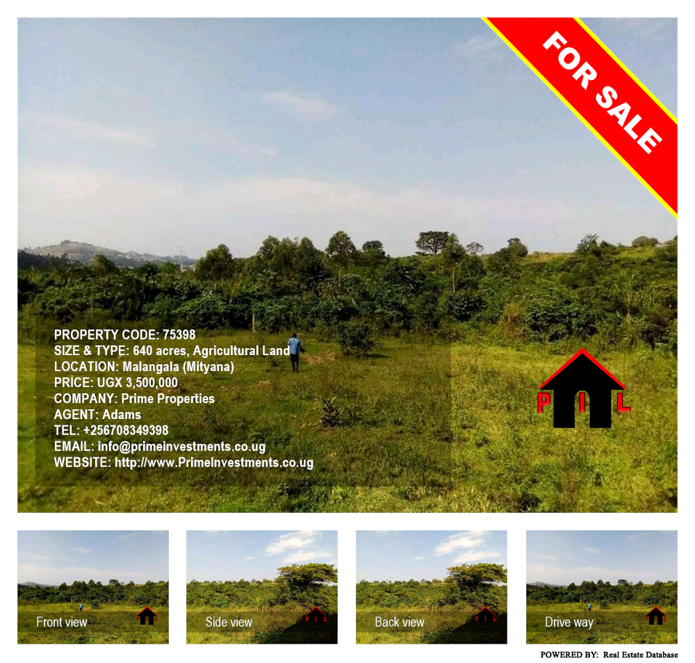 Agricultural Land  for sale in Malangala Mityana Uganda, code: 75398