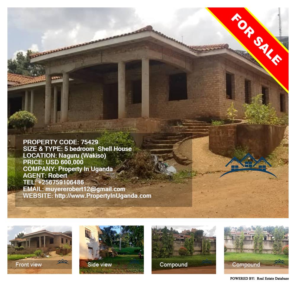 5 bedroom Shell House  for sale in Naguru Wakiso Uganda, code: 75429