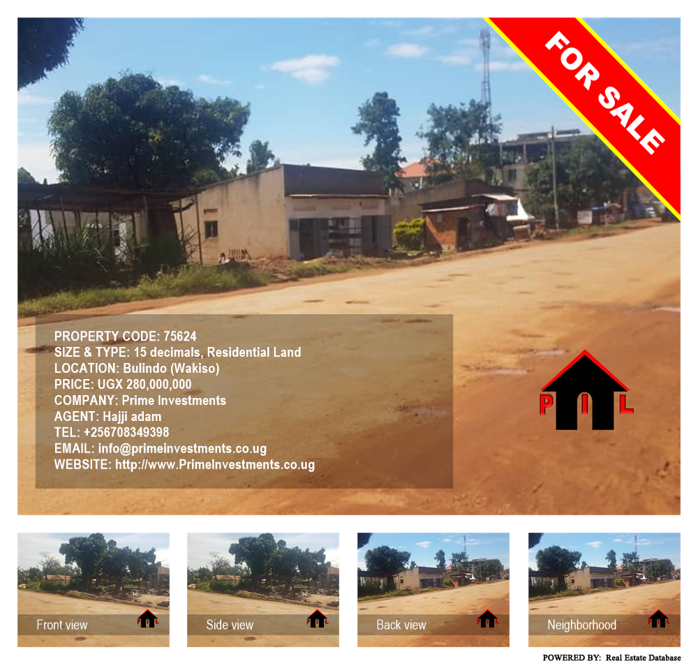 Residential Land  for sale in Bulindo Wakiso Uganda, code: 75624