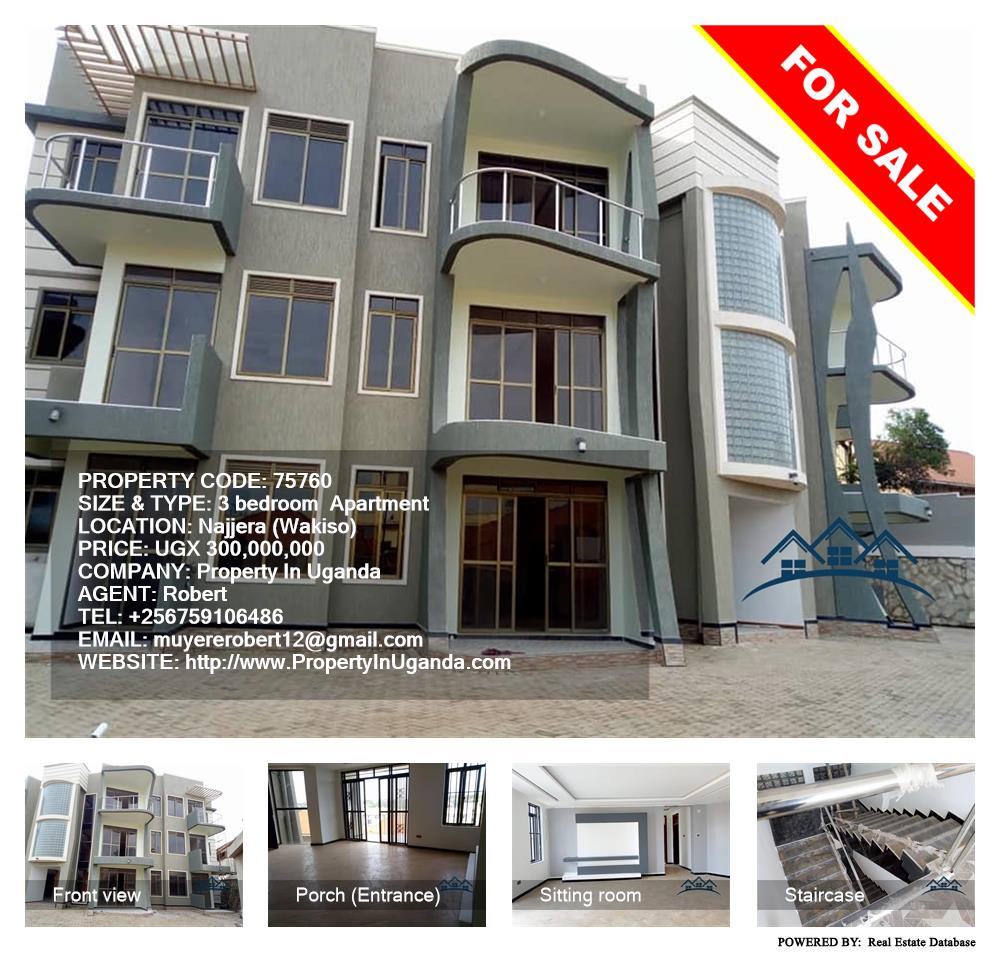 3 bedroom Apartment  for sale in Najjera Wakiso Uganda, code: 75760