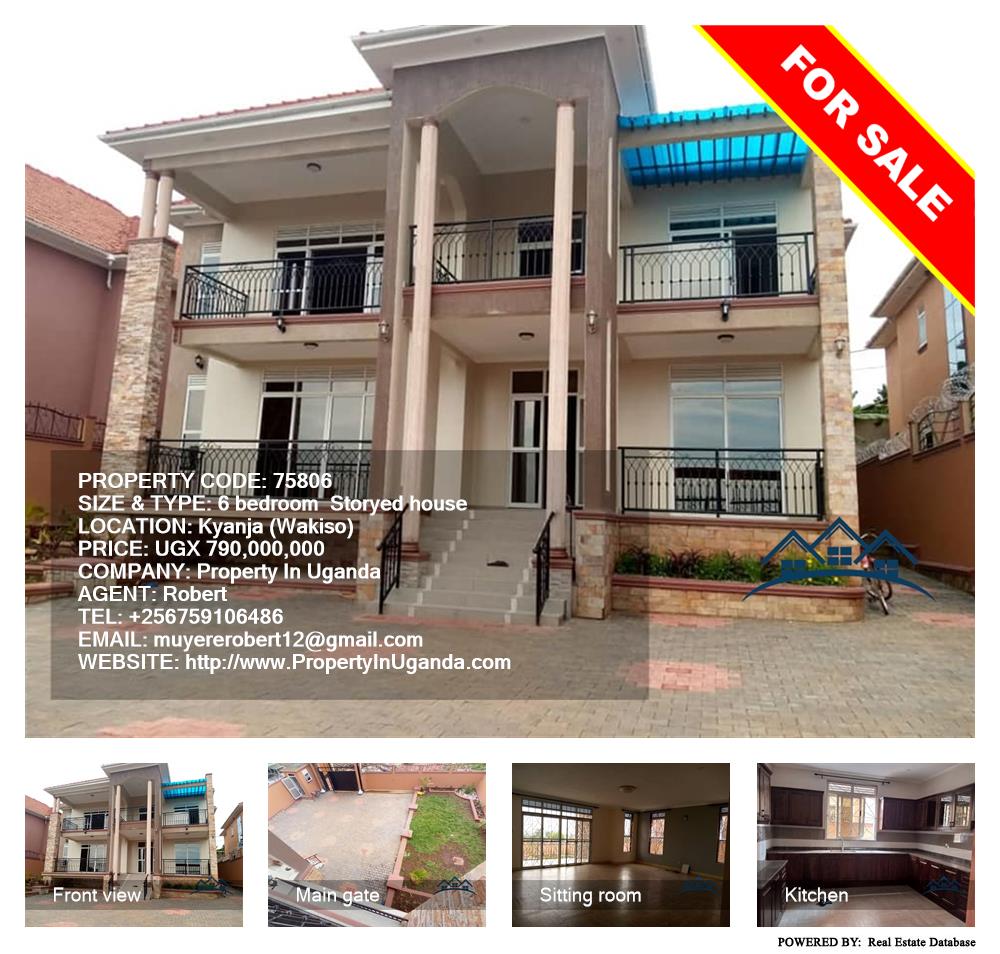 6 bedroom Storeyed house  for sale in Kyanja Wakiso Uganda, code: 75806