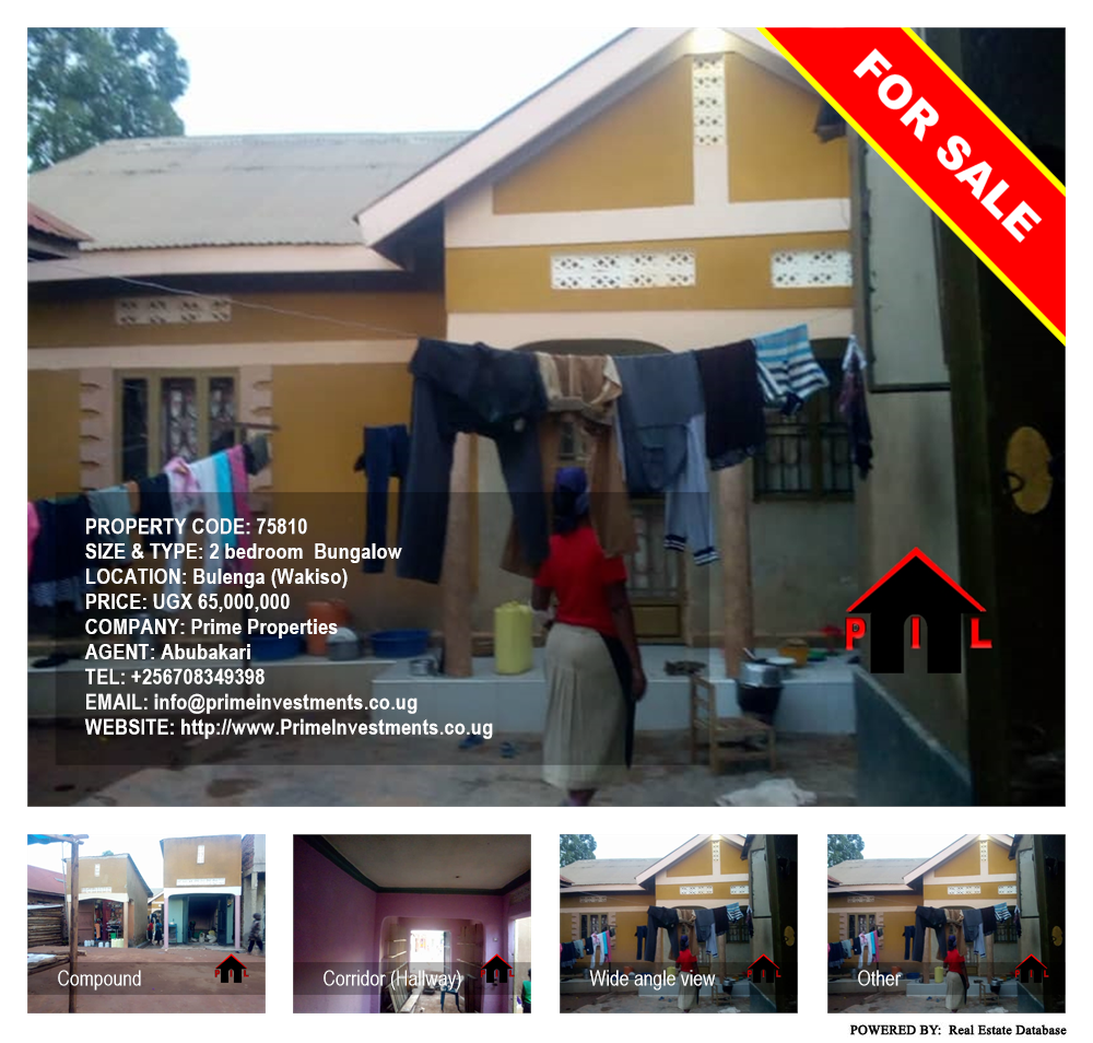 2 bedroom Bungalow  for sale in Bulenga Wakiso Uganda, code: 75810