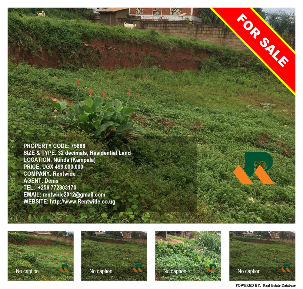 Residential Land  for sale in Ntinda Kampala Uganda, code: 75866