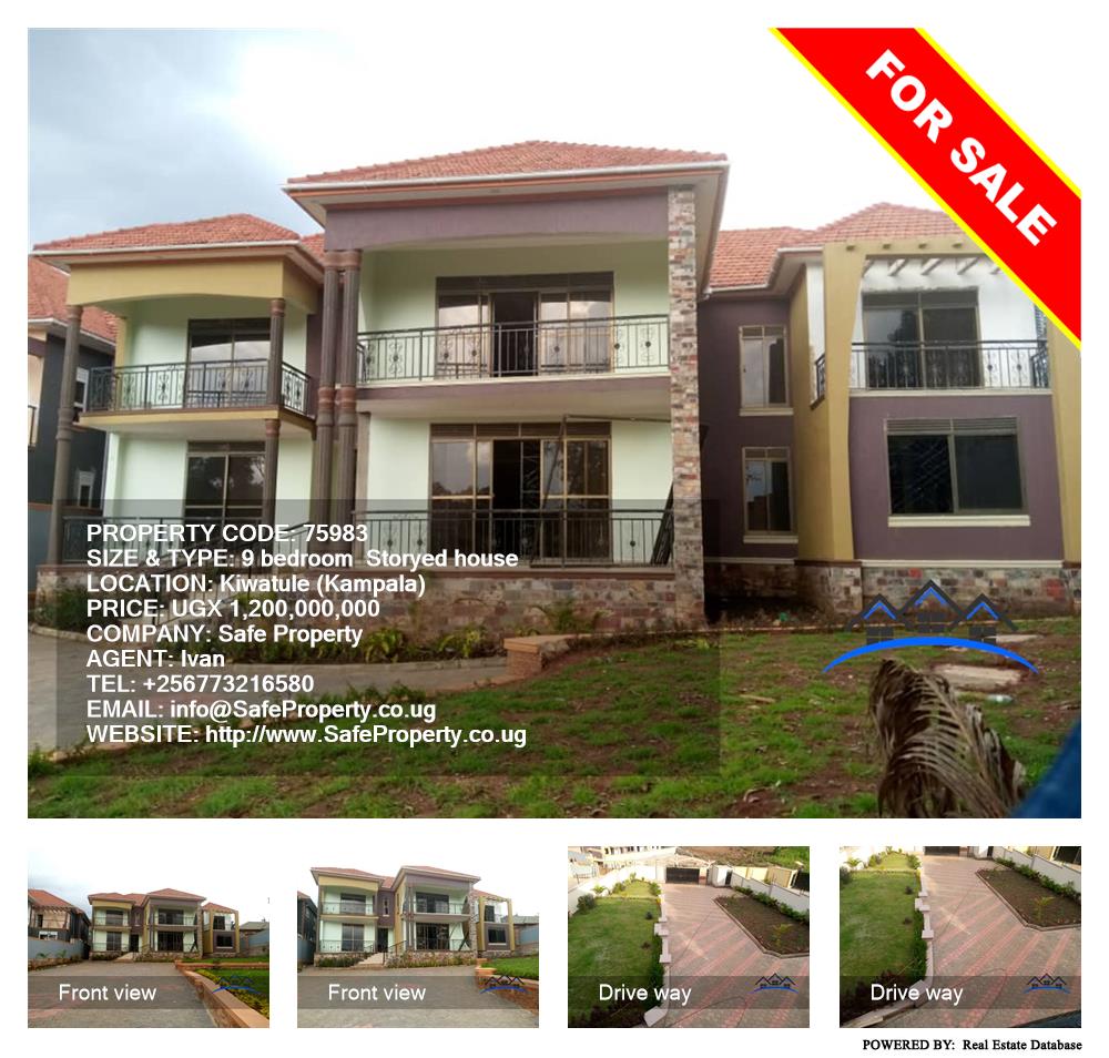 9 bedroom Storeyed house  for sale in Kiwaatule Kampala Uganda, code: 75983