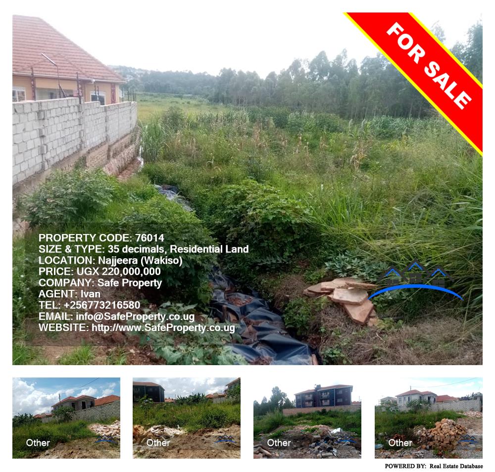 Residential Land  for sale in Najjera Wakiso Uganda, code: 76014